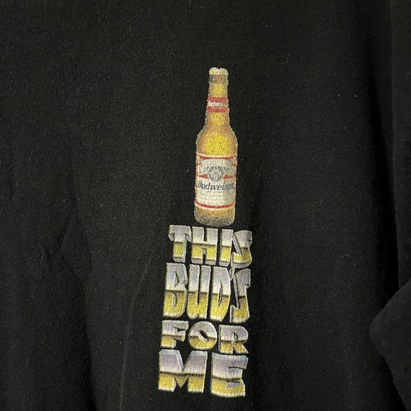 Single stitch Vintage Anheuser-Busch Budweiser tee no tag but measures size XL - Picture 2 of 8